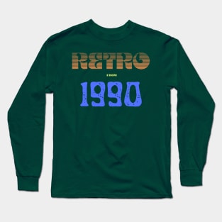 Retro Birthyear 1990 Long Sleeve T-Shirt